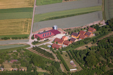 Luftaufnahme von Ortsteil Mönchberg in Herrenberg im Bundesland Baden-Württemberg, Deutschland