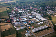 Industrie- und Gewerbegebiet Ost in Bahlingen am Kaiserstuhl im Bundesland Baden-Württemberg, Deutschland