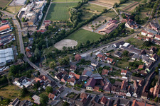 Eichstetten am Kaiserstuhl im Bundesland Baden-Württemberg, Deutschland aus der Luft betrachtet