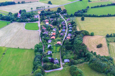 Kleingarten Siedlung Schöne Aussicht im Ortsteil Hartmannshain in Grebenhain im Bundesland Hessen, Deutschland