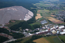 Luftbild von Monte Kali bei Neuhof im Bundesland Hessen, Deutschland