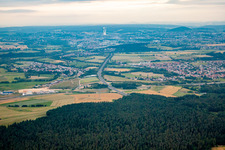 A66 Fulda-Süd B27 im Ortsteil Löschenrod in Eichenzell im Bundesland Hessen, Deutschland