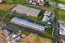 Industriegebiet Werner-von-Siemens-Straße mit VTL Vernetzte-Transport-Logistik GmbH im Ortsteil Besges in Fulda im Bundesland Hessen, Deutschland