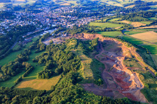 Alter Steinbruch am Loosweg in Gedern im Bundesland Hessen, Deutschland