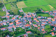 Hindenburgsstr im Ortsteil Ilbeshausen in Grebenhain im Bundesland Hessen, Deutschland