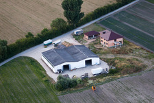 Luftbild von Weingartenstr im Ortsteil Eppstein in Frankenthal im Bundesland Rheinland-Pfalz, Deutschland