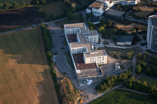 Ortsteil Oggersheim in Ludwigshafen am Rhein im Bundesland Rheinland-Pfalz, Deutschland von der Drohne aus gesehen