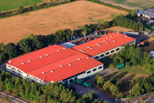 Bührmann Weine GmbH in Zeiskam im Bundesland Rheinland-Pfalz, Deutschland von oben gesehen