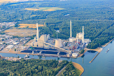 EnBW Energie Baden-Württemberg AG, Rheinhafen-Dampfkraftwerk Karlsruhe vonvon N im Ortsteil Daxlanden, Deutschland