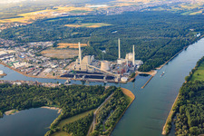 Luftbild von EnBW Energie Baden-Württemberg AG, Rheinhafen-Dampfkraftwerk Karlsruhe vonvon N im Ortsteil Daxlanden, Deutschland