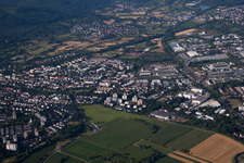 Ettlingen im Bundesland Baden-Württemberg, Deutschland von einer Drohne aus