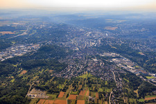 Stadtansicht aus Westen im Ortsteil Brötzingen in Pforzheim im Bundesland Baden-Württemberg, Deutschland