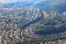 Nagoldschleife im Ortsteil Dillweißenstein in Pforzheim im Bundesland Baden-Württemberg, Deutschland