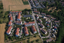 Adalbert-Stifter Straße im Ortsteil Höfingen in Leonberg im Bundesland Baden-Württemberg, Deutschland