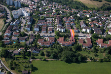 Leonberg im Bundesland Baden-Württemberg, Deutschland von oben gesehen