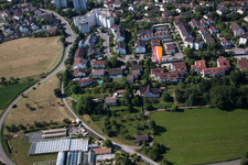 Leonberg im Bundesland Baden-Württemberg, Deutschland vom Flugzeug aus