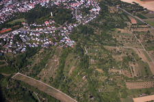 Engelbergturm, Engelbergwiese in Leonberg im Bundesland Baden-Württemberg, Deutschland von oben