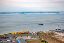 Luftbild von Cuxhaven im Bundesland Niedersachsen, Deutschland