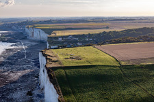 Falaise in Ault im Bundesland Somme, Frankreich