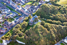 Drohnenaufname von Ault im Bundesland Somme, Frankreich