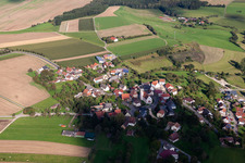 Ortsteil Gallmannsweil in Mühlingen im Bundesland Baden-Württemberg, Deutschland von oben