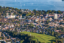 Luftbild von Ortsteil Petershausen in Konstanz im Bundesland Baden-Württemberg, Deutschland
