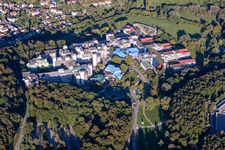 Luftaufnahme von Campus- Gebäude der Universität Konstanz im Ortsteil Egg in Konstanz im Bundesland Baden-Württemberg, Deutschland