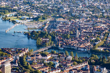 Rheinsteig in Konstanz im Bundesland Baden-Württemberg, Deutschland