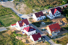 Neubaugebiet Am Höhenweg in Kandel im Bundesland Rheinland-Pfalz, Deutschland aus der Drohnenperspektive
