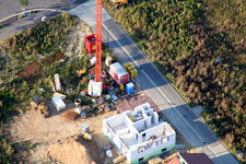 Luftaufnahme von Neubaugebiet Am Höhenweg in Kandel im Bundesland Rheinland-Pfalz, Deutschland