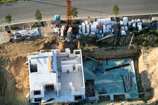 Luftbild von Neubaugebiet Am Höhenweg in Kandel im Bundesland Rheinland-Pfalz, Deutschland