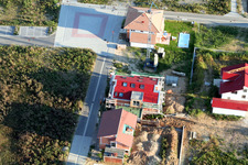 Neubaugebiet Am Höhenweg in Kandel im Bundesland Rheinland-Pfalz, Deutschland von oben