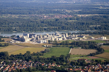 Beinheim. Industrie am Rhein im Bundesland Bas-Rhin, Frankreich