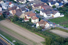 Ortsansicht der Straßen und Häuser der Wohngebiete im Ortsteil Zimmern in Appenweier im Ortsteil Urloffen im Bundesland Baden-Württemberg, Deutschland