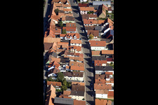 Luftaufnahme von Rheinstr in Kandel im Bundesland Rheinland-Pfalz, Deutschland