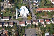 Kath. St. Piuskirche in Kandel im Bundesland Rheinland-Pfalz, Deutschland