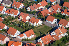 Schrägluftbild von An der Bahn in Steinweiler im Bundesland Rheinland-Pfalz, Deutschland