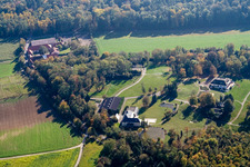 Grötzingen, Schmieder-Anwesen am Rittnerthof im Ortsteil Durlach in Karlsruhe im Bundesland Baden-Württemberg, Deutschland