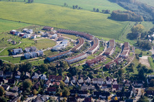 Dachsbau im Ortsteil Hohenwettersbach in Karlsruhe im Bundesland Baden-Württemberg, Deutschland