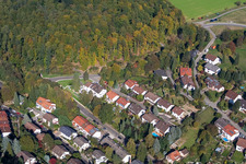 Ortsteil Hohenwettersbach in Karlsruhe im Bundesland Baden-Württemberg, Deutschland aus der Luft betrachtet