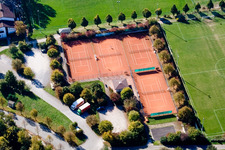 Tennisclub im Ortsteil Hohenwettersbach in Karlsruhe im Bundesland Baden-Württemberg, Deutschland