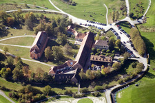 Luftbild von Golfclub Hofgut Scheibenhardt im Ortsteil Beiertheim-Bulach in Karlsruhe im Bundesland Baden-Württemberg, Deutschland