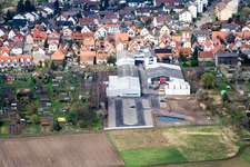 Luftbild von Neubau DBK in Kandel im Bundesland Rheinland-Pfalz, Deutschland