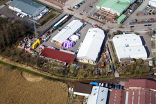 Luftaufnahme von Kandel-Minderslachen, Horstring im Bundesland Rheinland-Pfalz, Deutschland