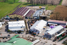 Kandel-Minderslachen, Horstring im Bundesland Rheinland-Pfalz, Deutschland von oben gesehen