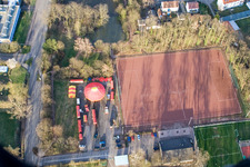 Circus Weisheit am Sportplatz in Kandel im Bundesland Rheinland-Pfalz, Deutschland
