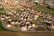 Am Höhenweg in Kandel im Bundesland Rheinland-Pfalz, Deutschland aus der Luft