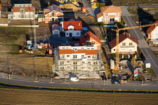 Am Höhenweg in Kandel im Bundesland Rheinland-Pfalz, Deutschland von oben gesehen