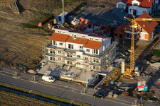 Am Höhenweg in Kandel im Bundesland Rheinland-Pfalz, Deutschland aus der Drohnenperspektive
