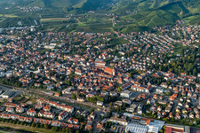 Luftbild von Ortsansicht der Straßen und Häuser der Wohngebiete in Oberkirch im Ortsteil Gaisbach im Bundesland Baden-Württemberg, Deutschland